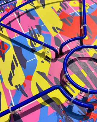 ☢️⚛️✨#neon #neonlights #kraftwerk #serie #edition #canvas #painting #contemporaryart #michalskapa #studio #atelier...